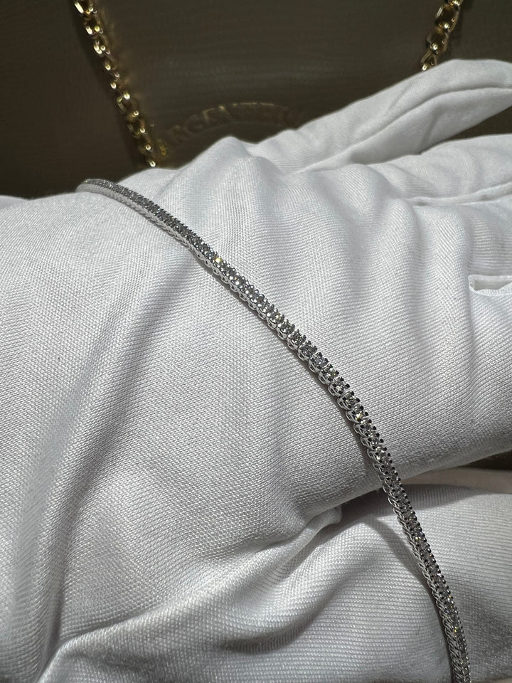 Bracciale tennis diamanti 0.70