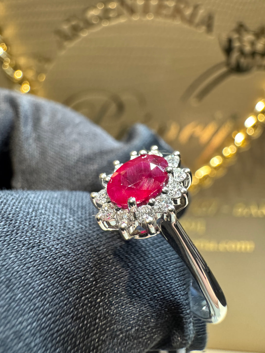 Anello rubino Comete 💫