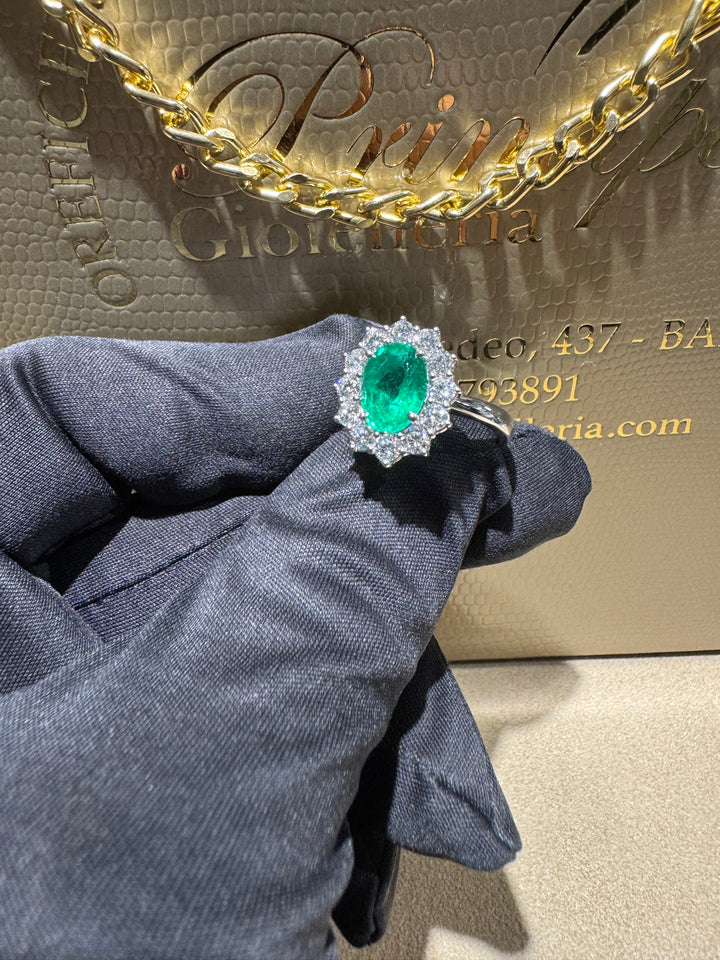 Anello big smeraldo 2.04