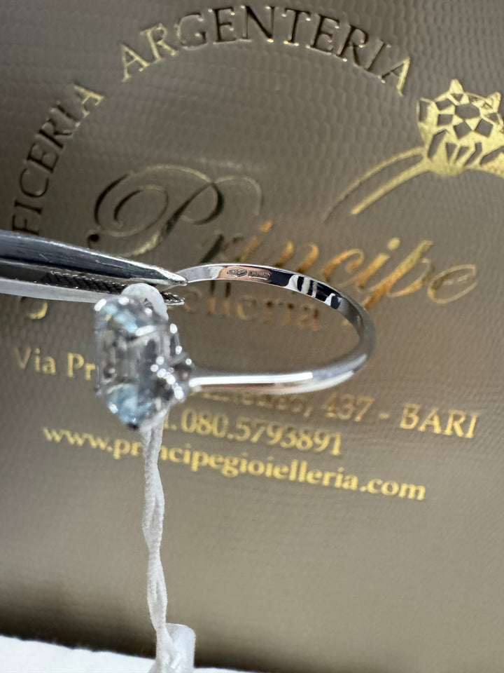 Anello acquamarina Comete 💫