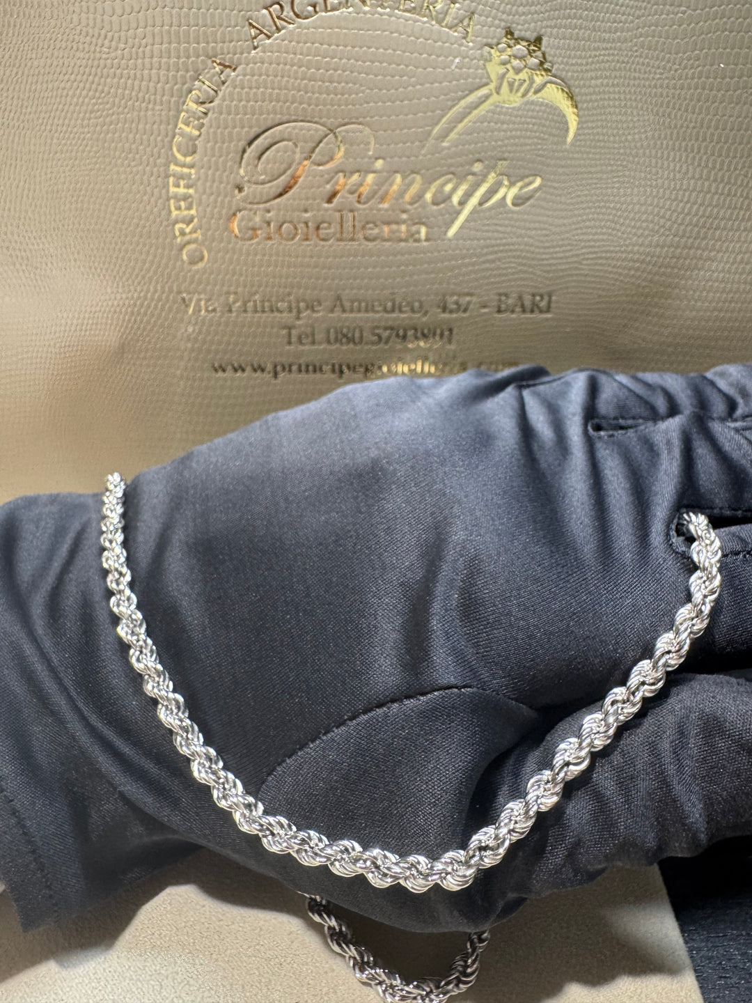 Collana Fune argento 925
