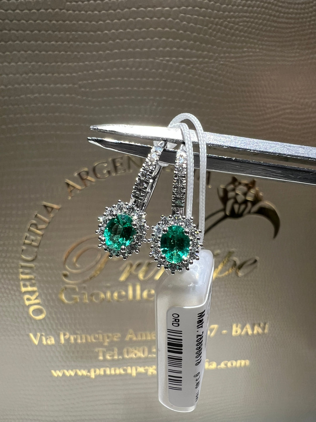 Orecchini smeraldi monachella Visconti 0.59