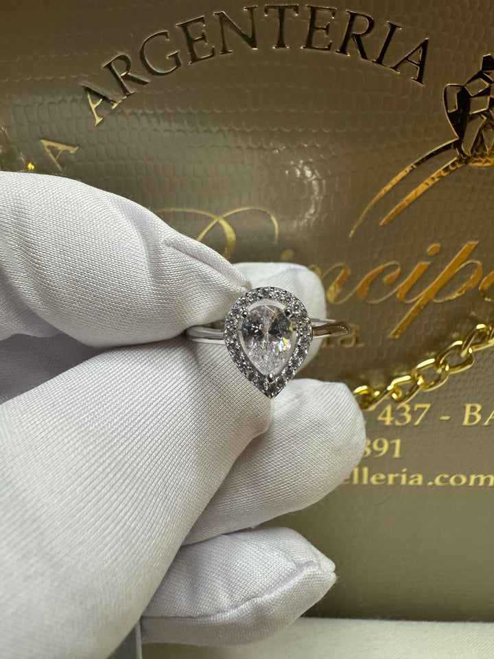 Anello goccia Argento 925 Marcello pane ❤️