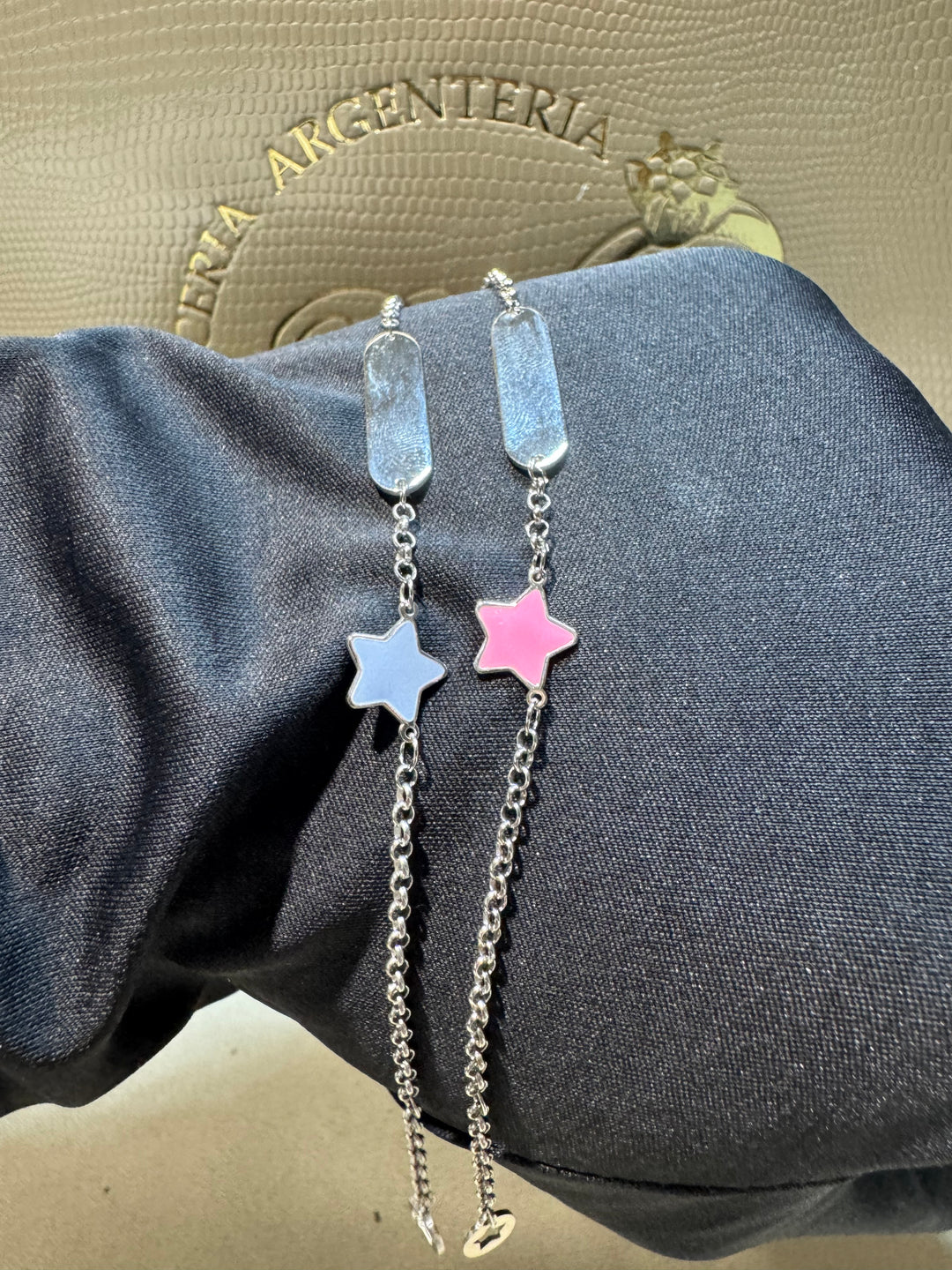 Bracciale argento 925 stella