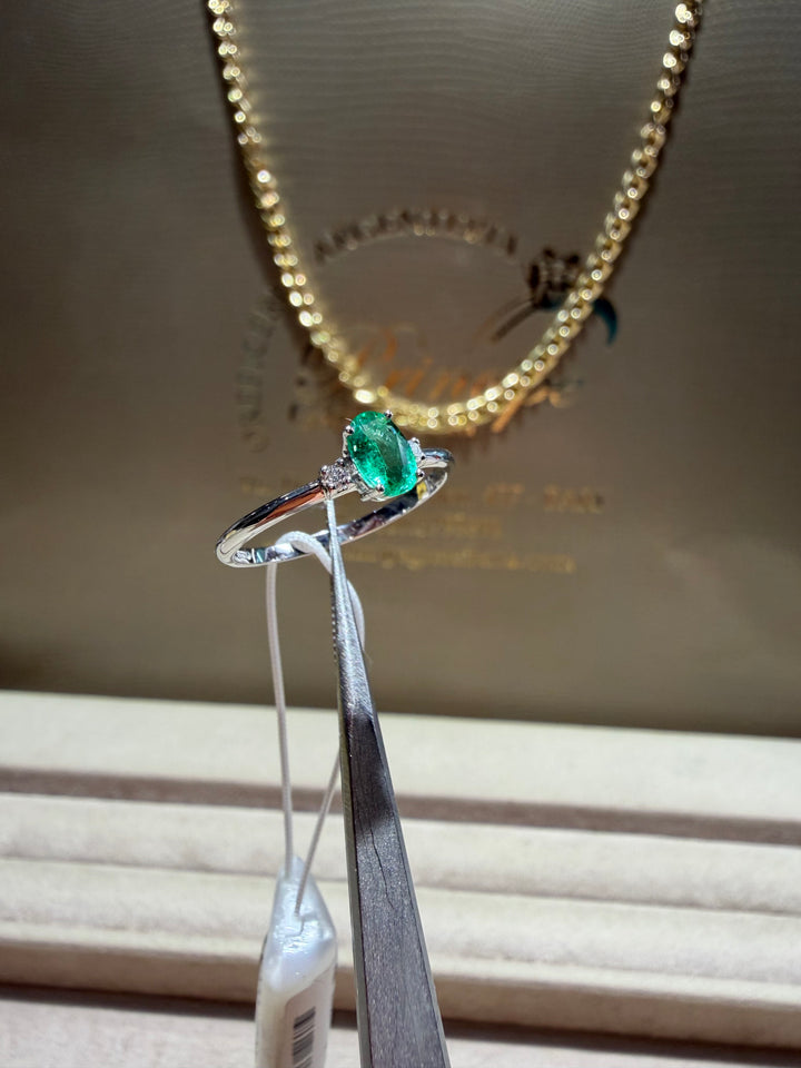 Anello Smeraldo singolo Visconti