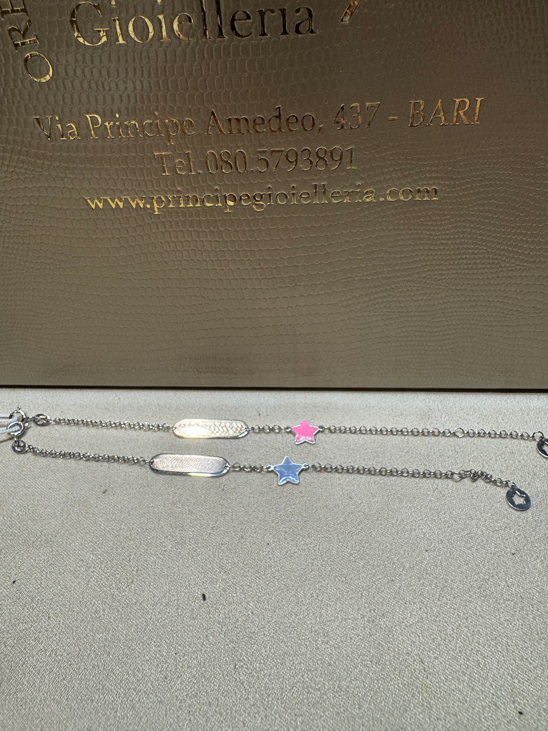 Bracciale argento 925 stella
