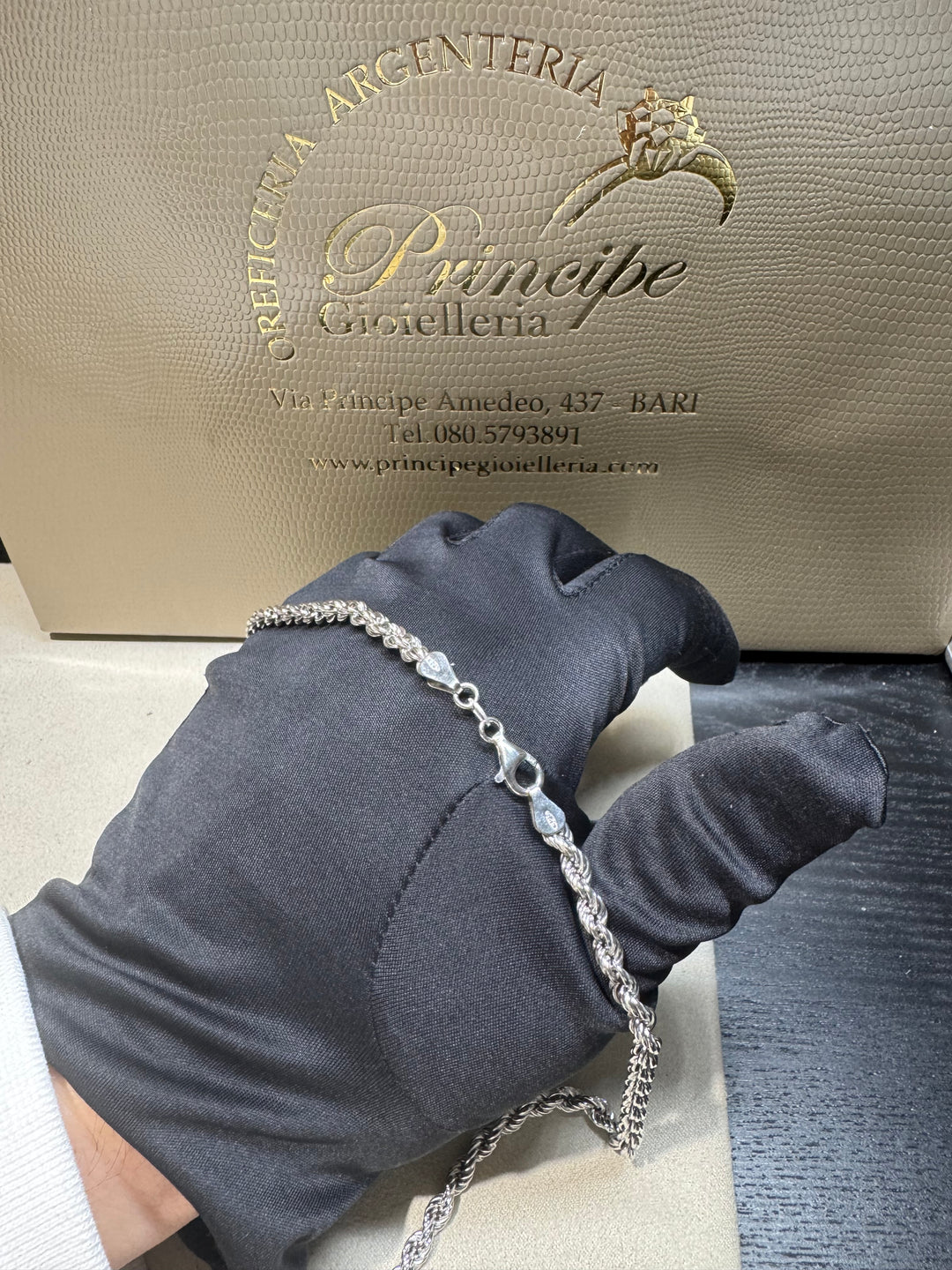 Collana Fune argento 925