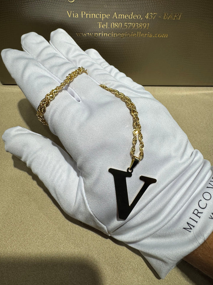 Collana fune oro 18kt