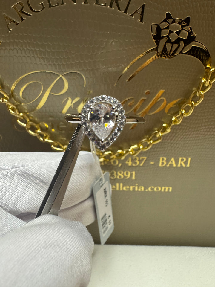 Anello goccia Argento 925 Marcello pane ❤️