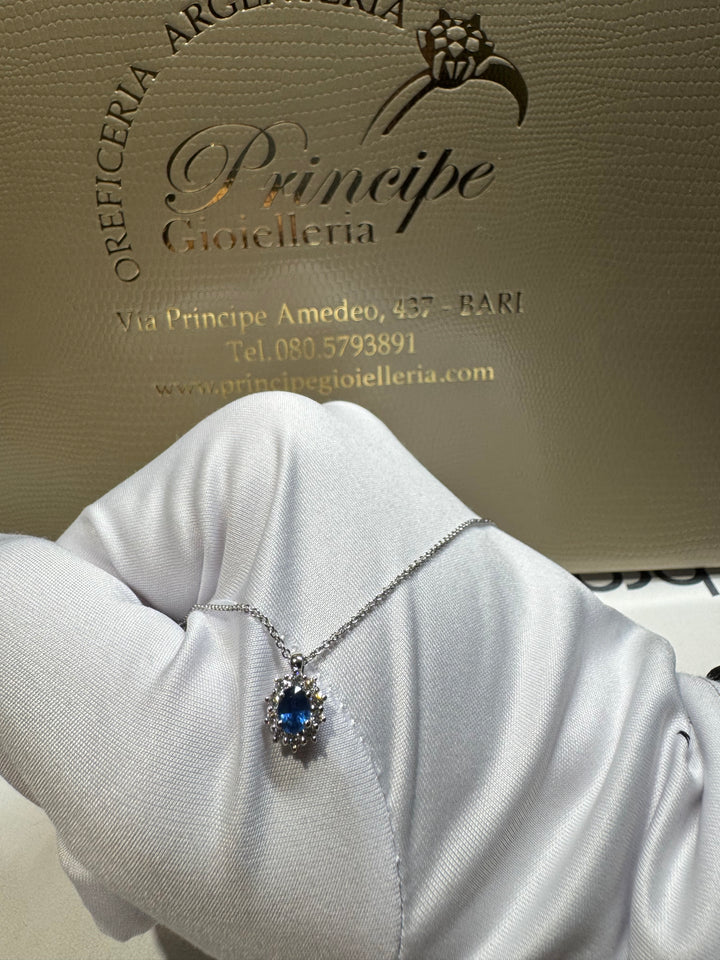 Collana margherita zaffiro crivelli 💎