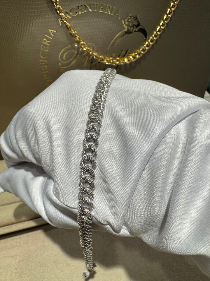 Bracciale Groumette Comete Argento