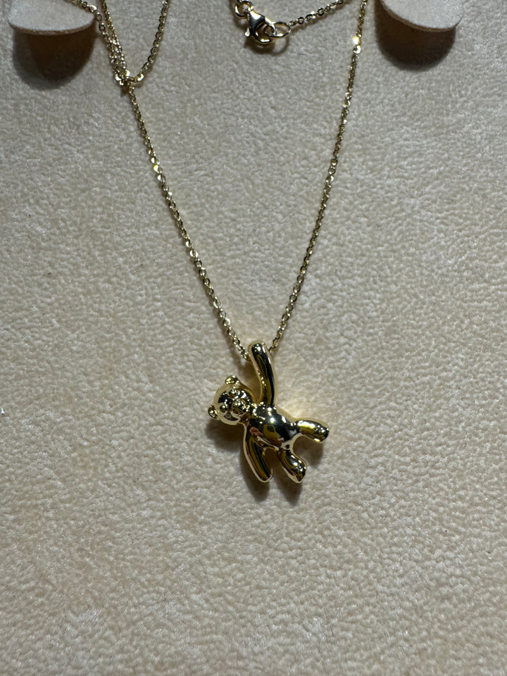 Collana orsetto “ti voglio bene” oro
