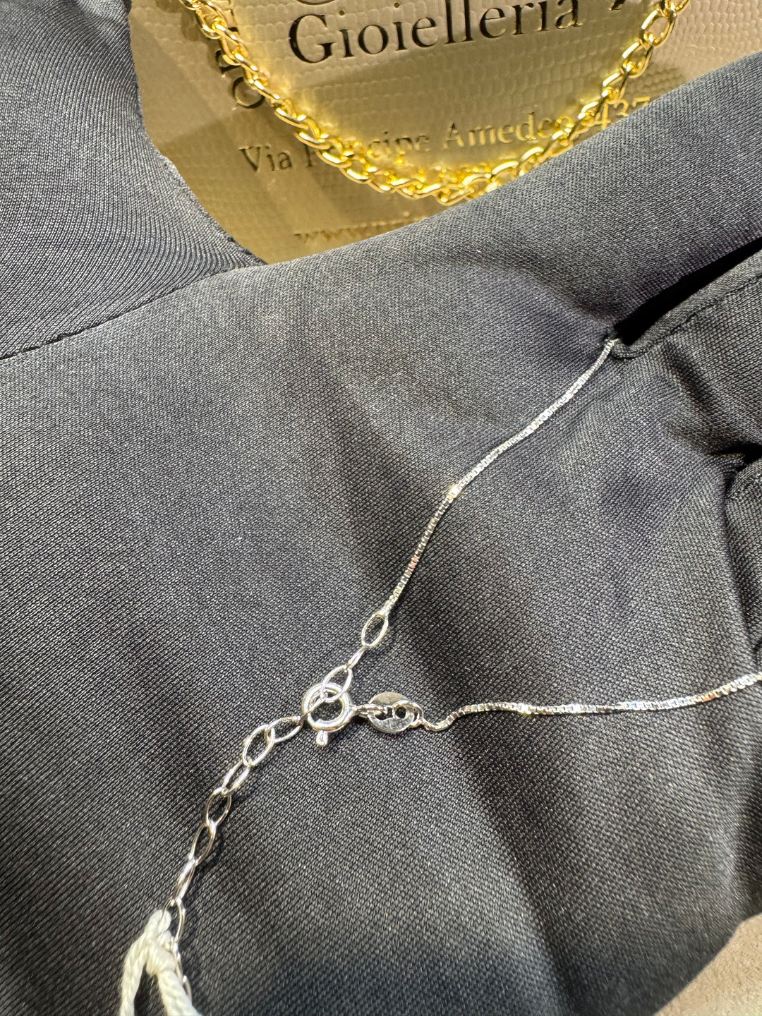 Collana goccia argento 925 Marcello pane ❤️