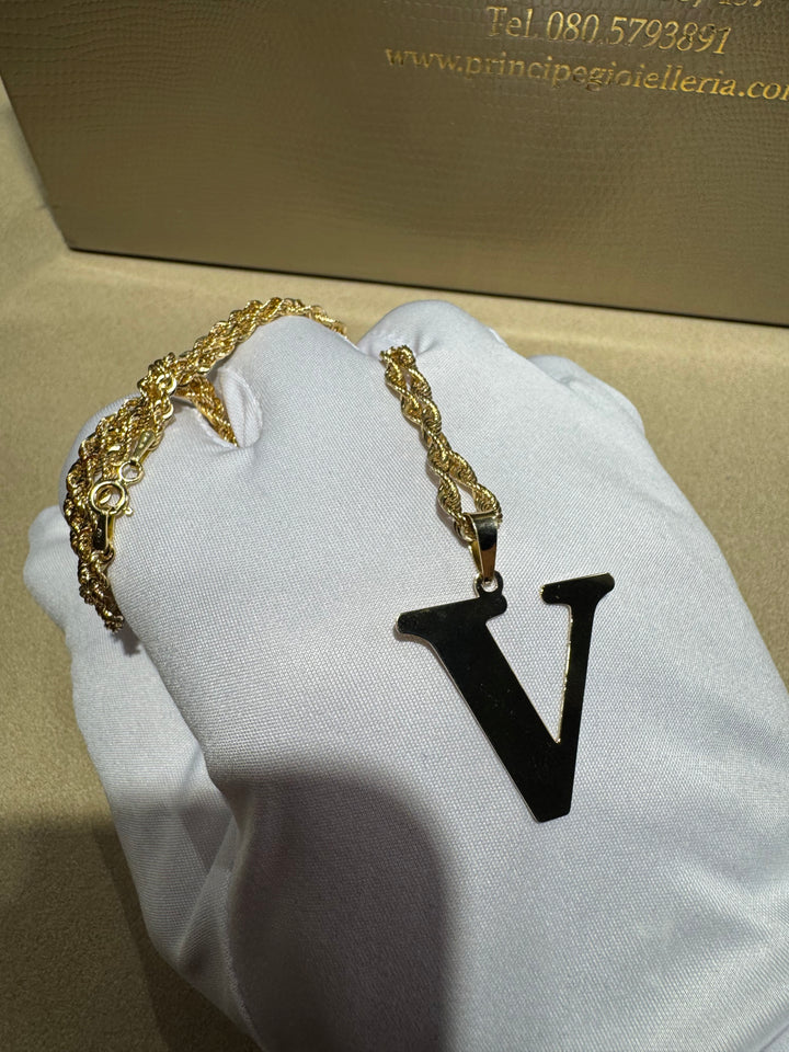 Collana fune oro 18kt