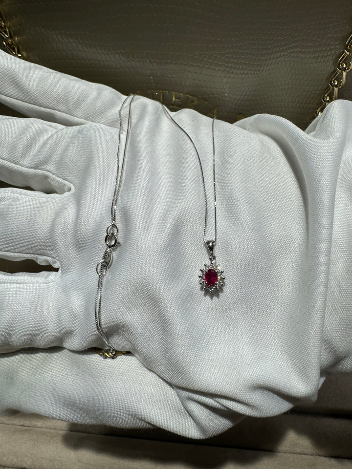 Collana kate rubino Cierre 0.25