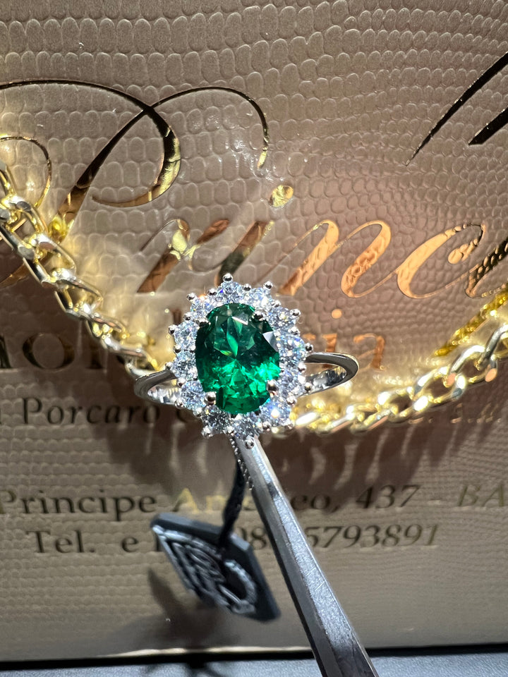 Anello kate verde oro