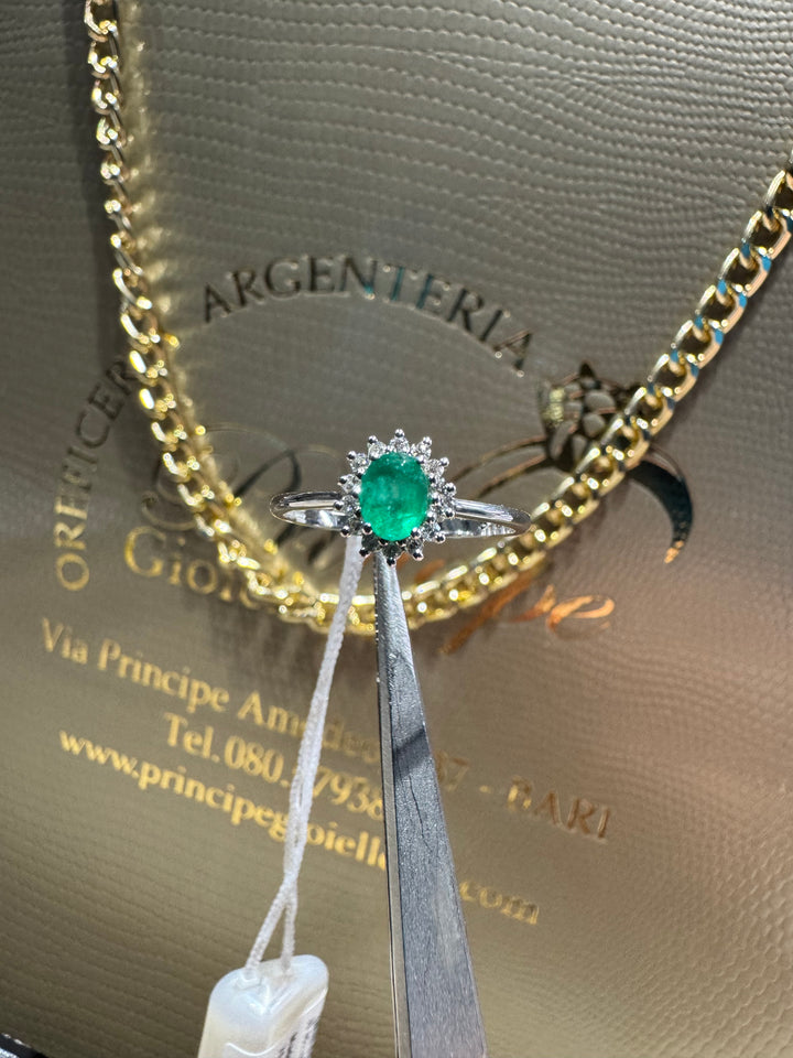 Anello Kate smeraldo Comete