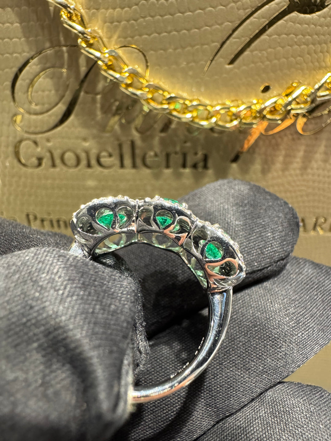 Anello trilogy smeraldi big