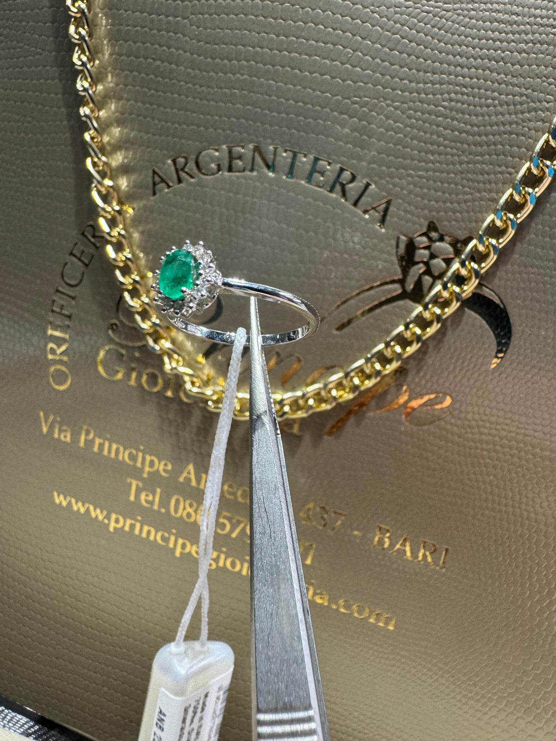 Anello Kate smeraldo Comete
