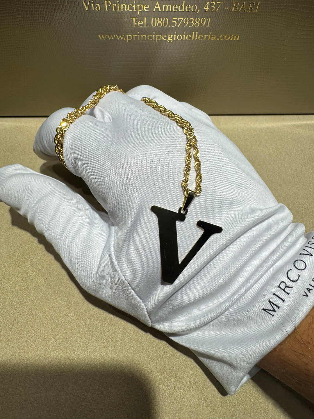 Collana fune oro 18kt