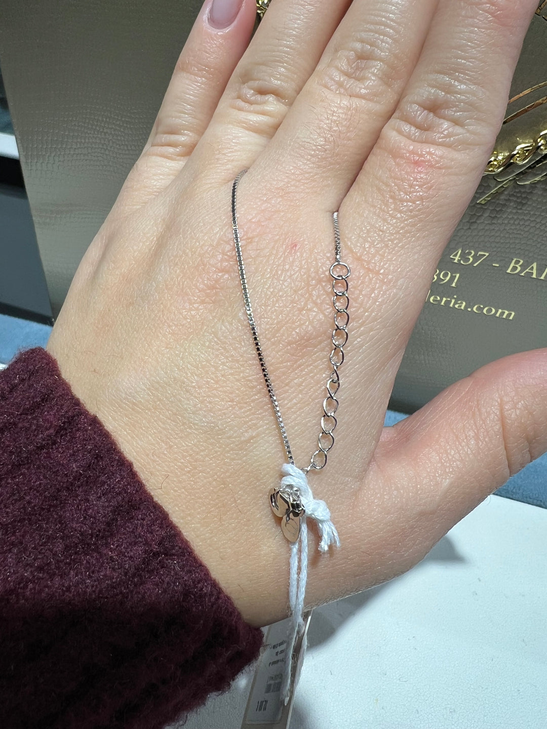 Collana punto luce argento Ambrosia