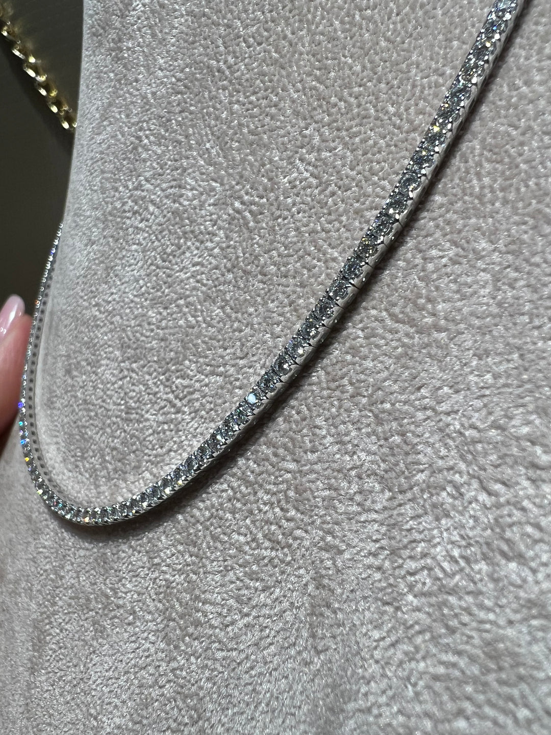 Collana Tennisi diamanti Visconti 5.10 Ct