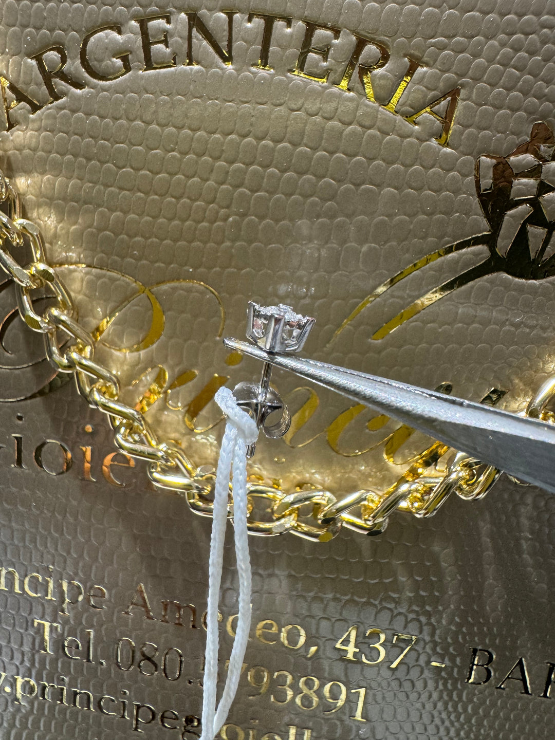 Orecchino diamante Comete 0.11