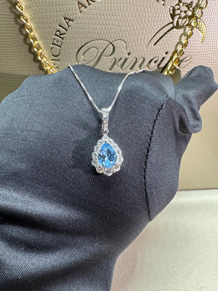 Collana goccia argento 925 Marcello pane ❤️