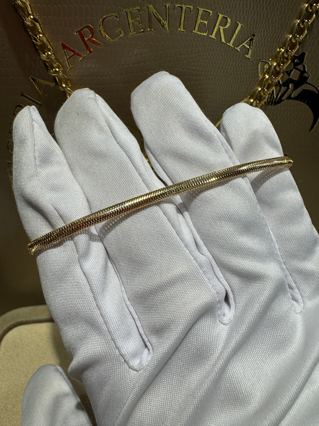 Bracciale elastico oro