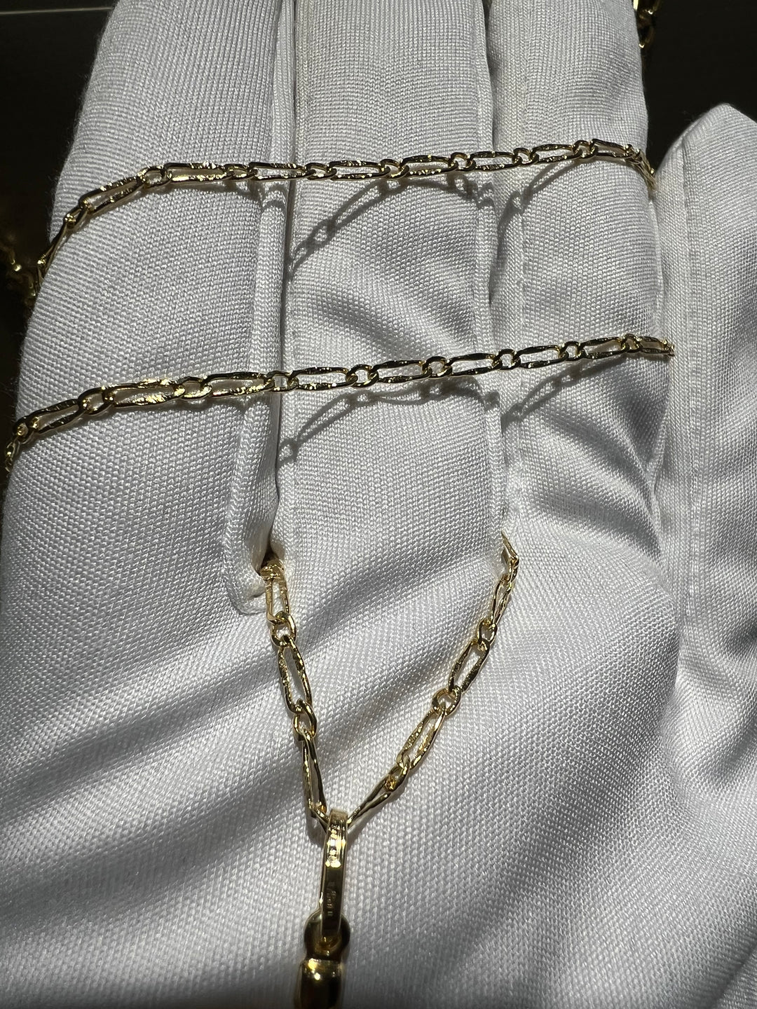Collana con croce oro