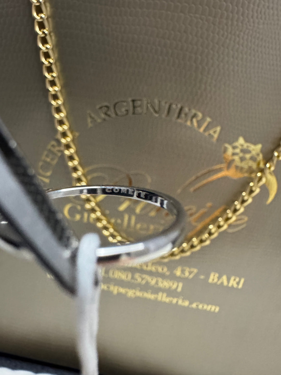 Anello acquamarina cuore Comete 💫