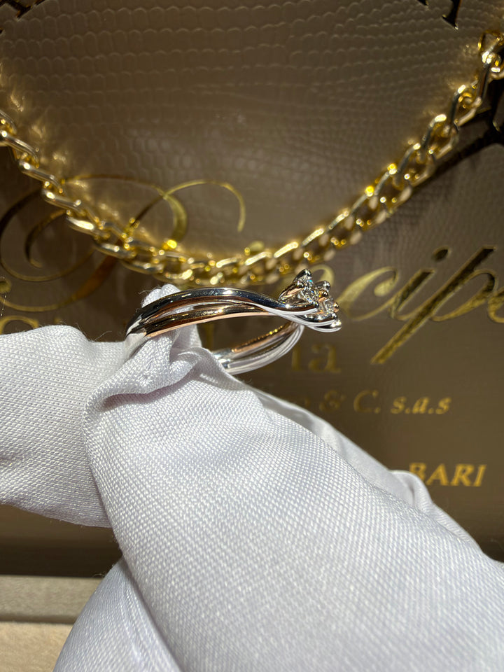 Anello Trilogy Bicolore Comete 💫