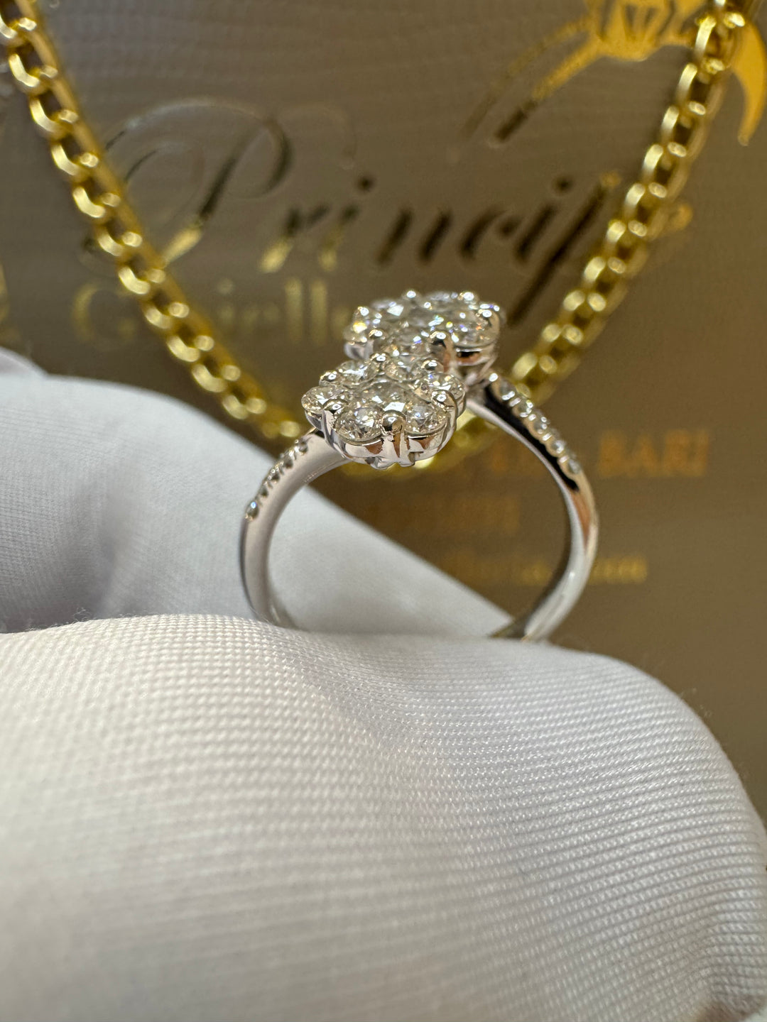 Anello fiore doppio 💎