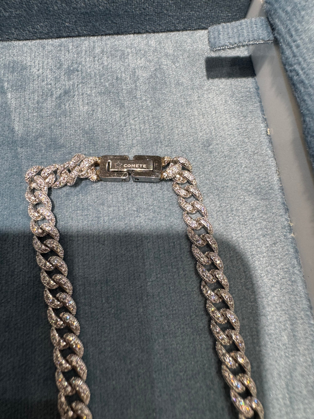 Collana Groumette Comete Argento
