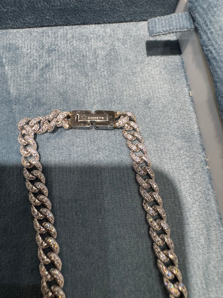 Collana Groumette Comete Argento