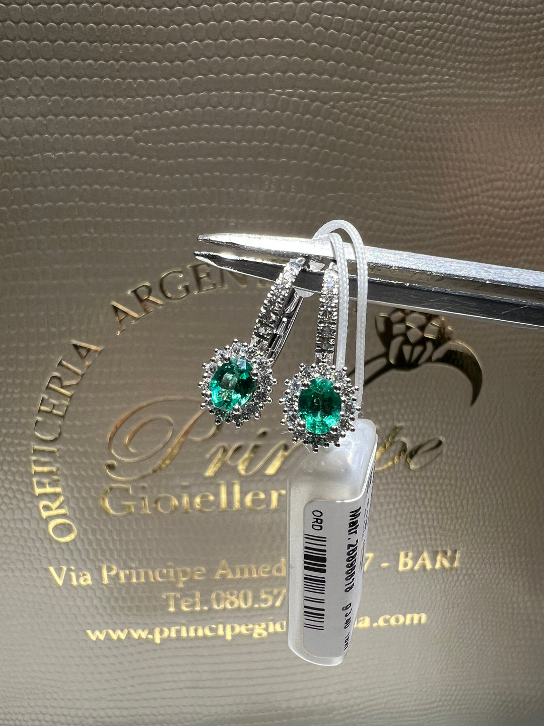 Orecchini smeraldi monachella Visconti 0.59