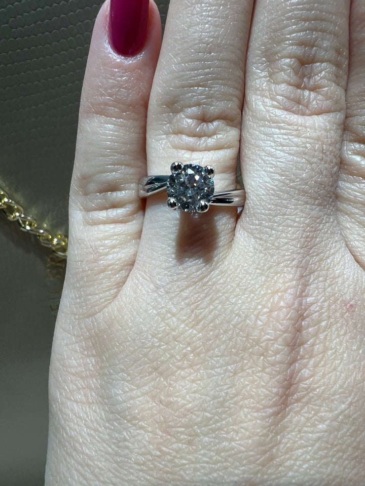 Anello solitario diamanti 1.20 CT Visconti