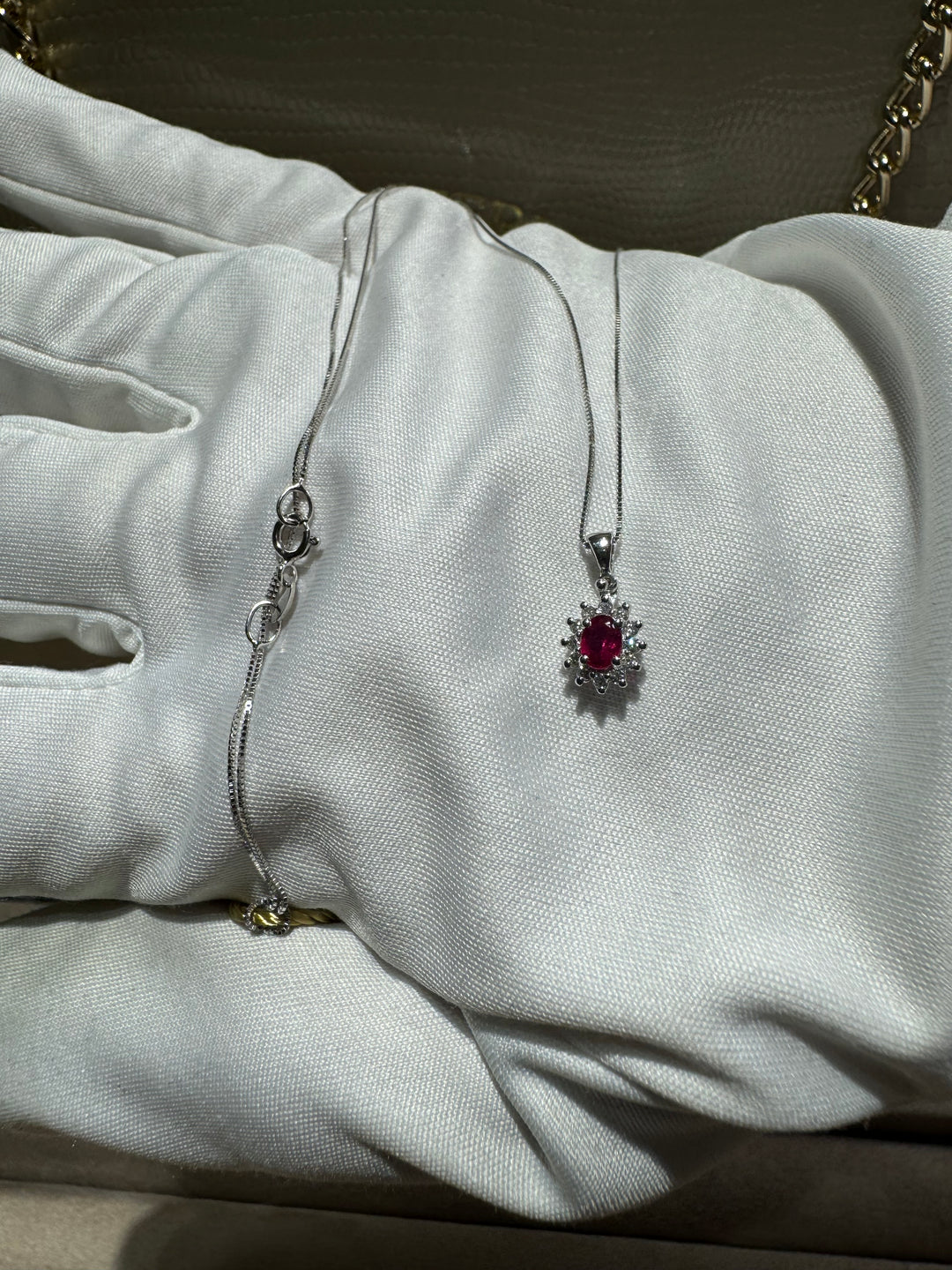 Collana kate rubino Cierre 0.25