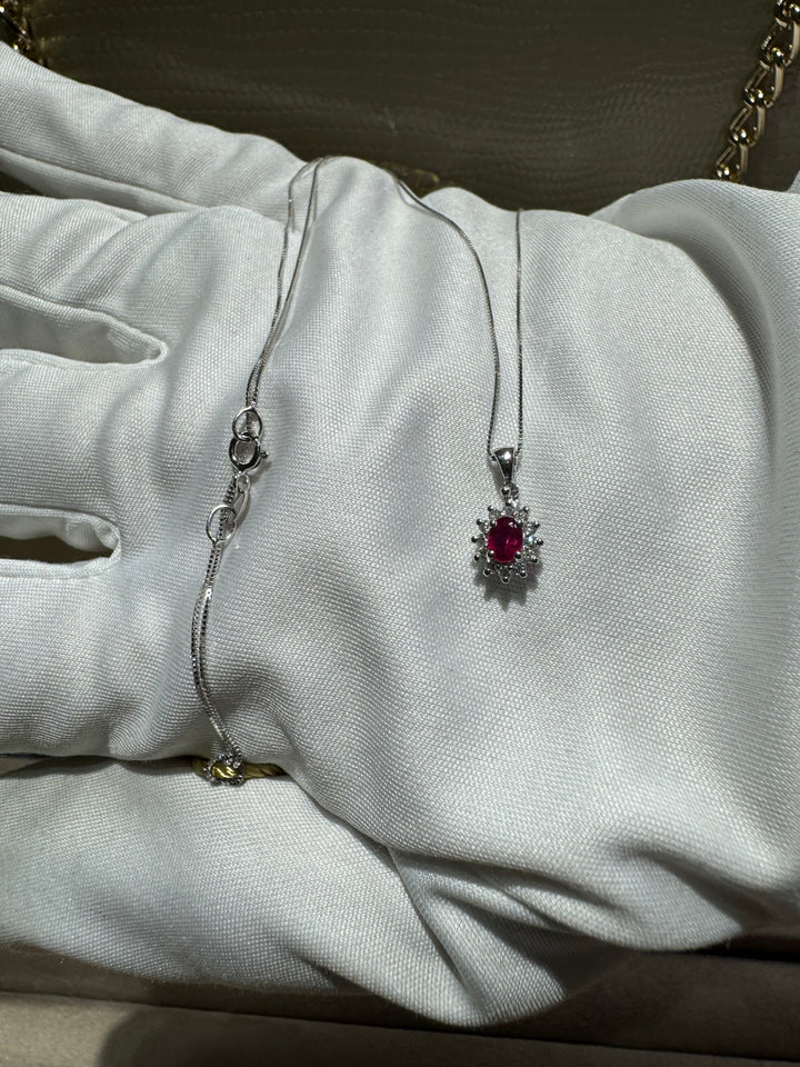 Collana kate rubino Cierre 0.25