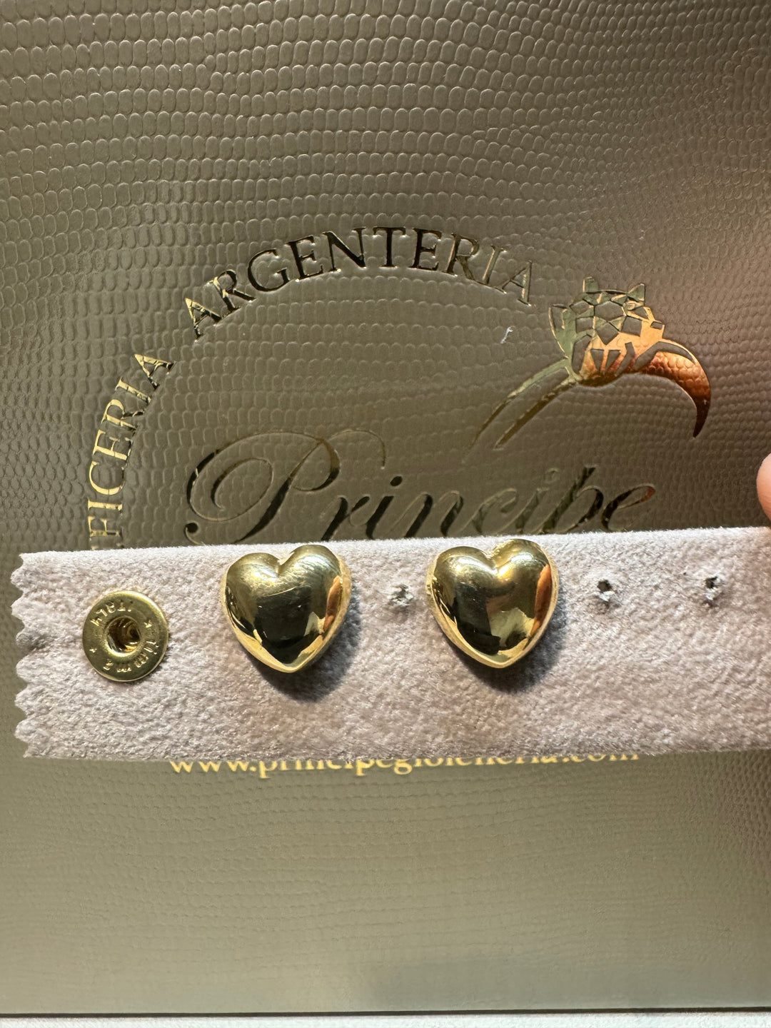 Orecchini argento 925 cuoricini
