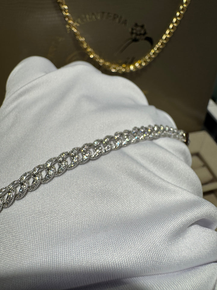 Bracciale Groumette Comete Argento