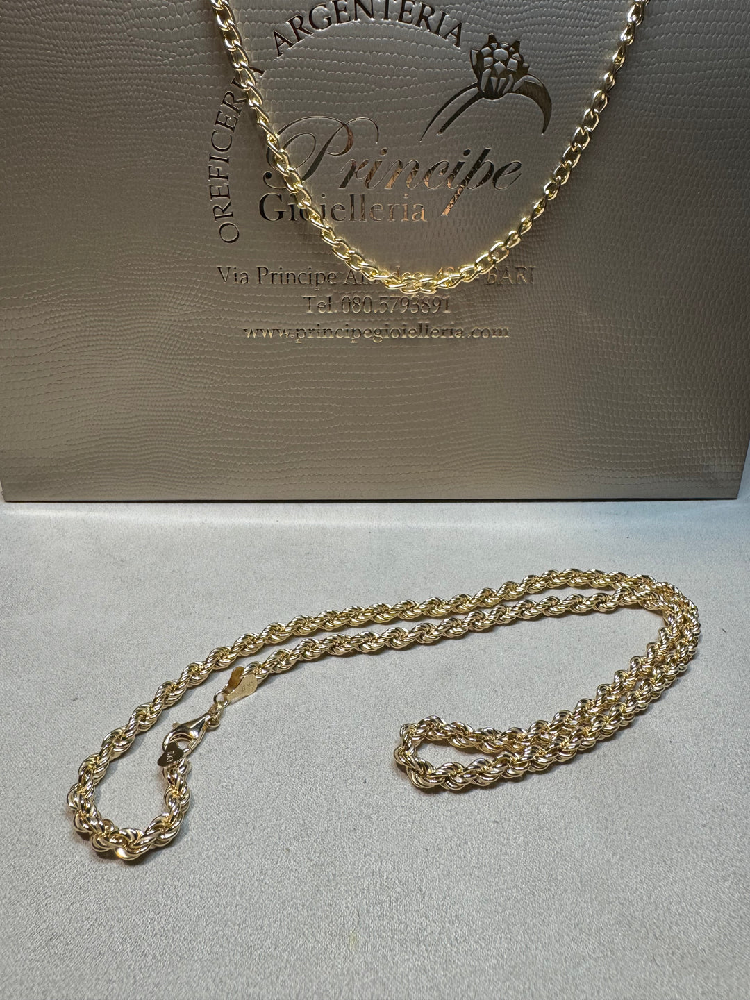 Collana fune Argento 925