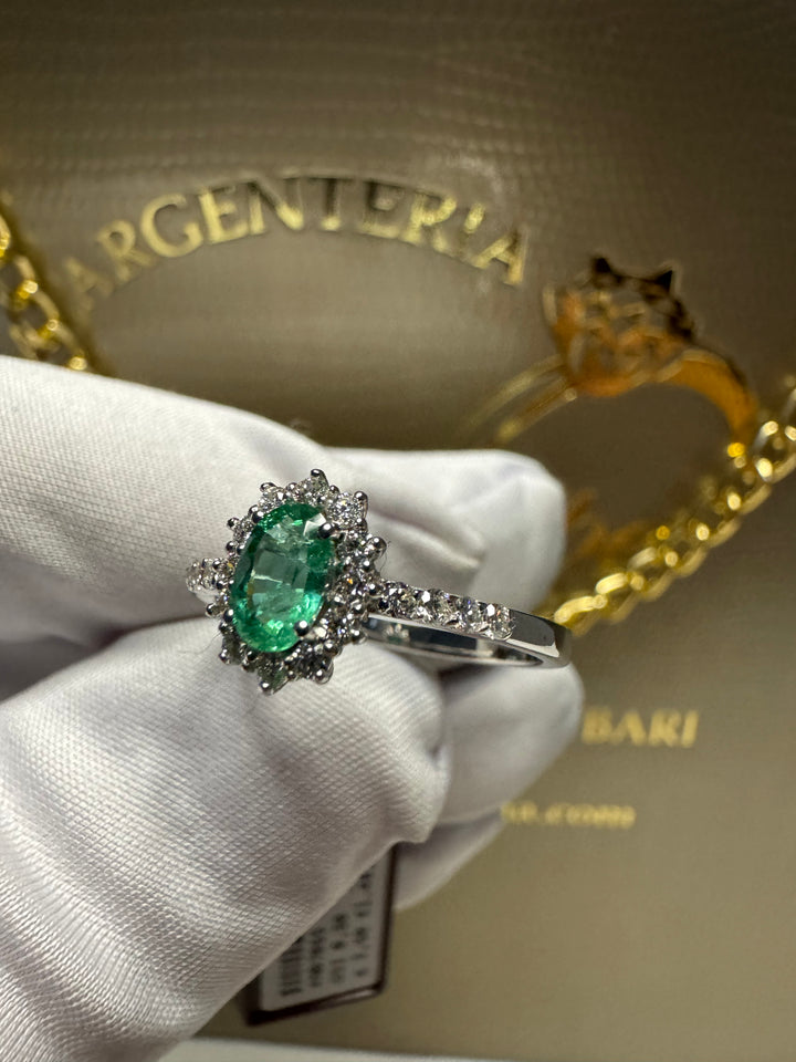 Anello smeraldo marika gioielli