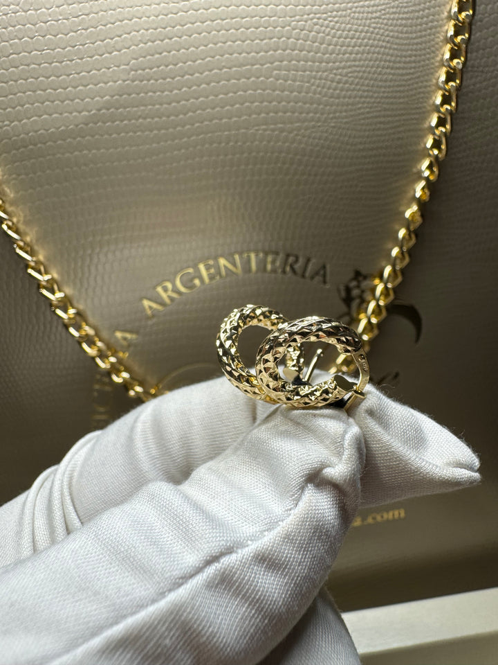 Orecchini oro 18kt
