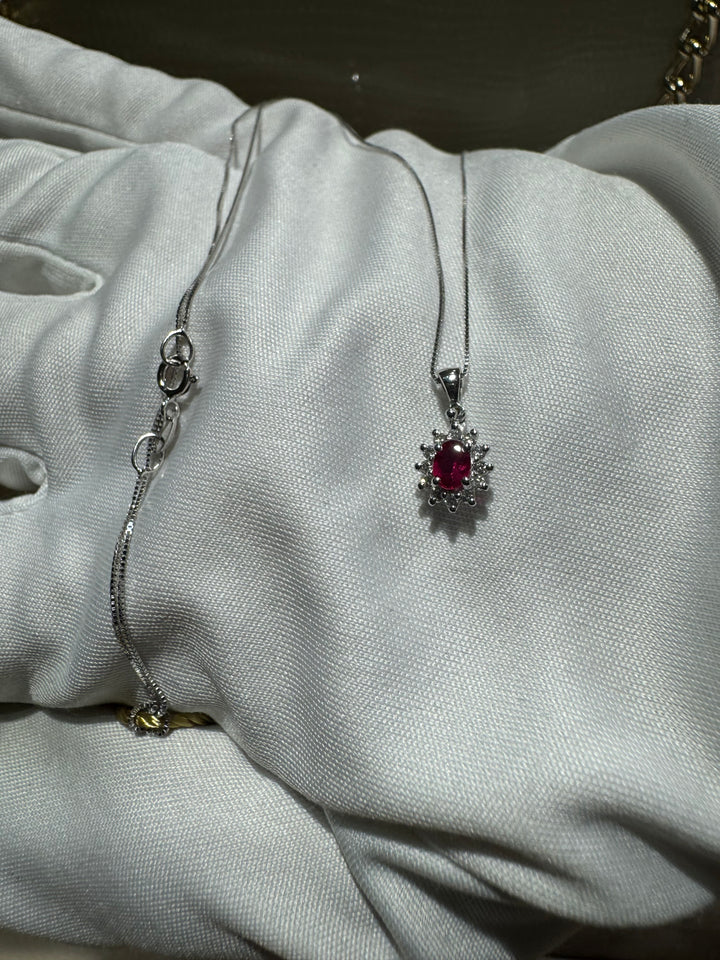 Collana kate rubino Cierre 0.25