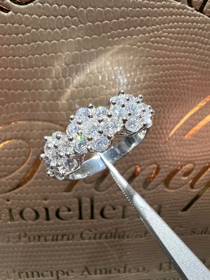 Anello trilogy argento