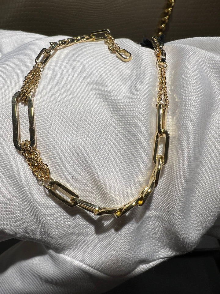 Bracciale catena oro giallo