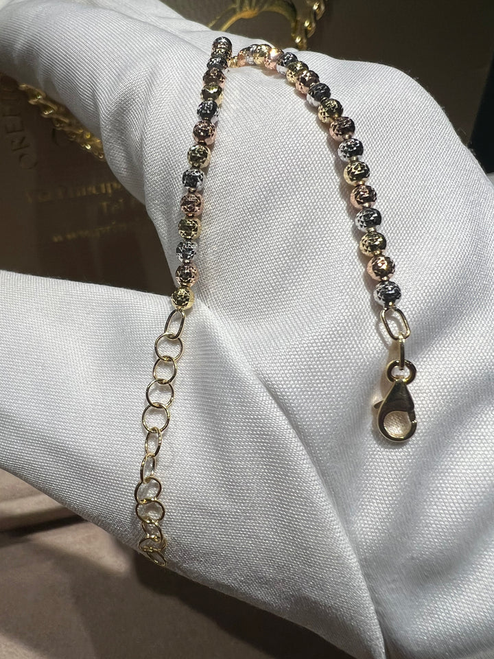 Collana croce 3 colori misura media