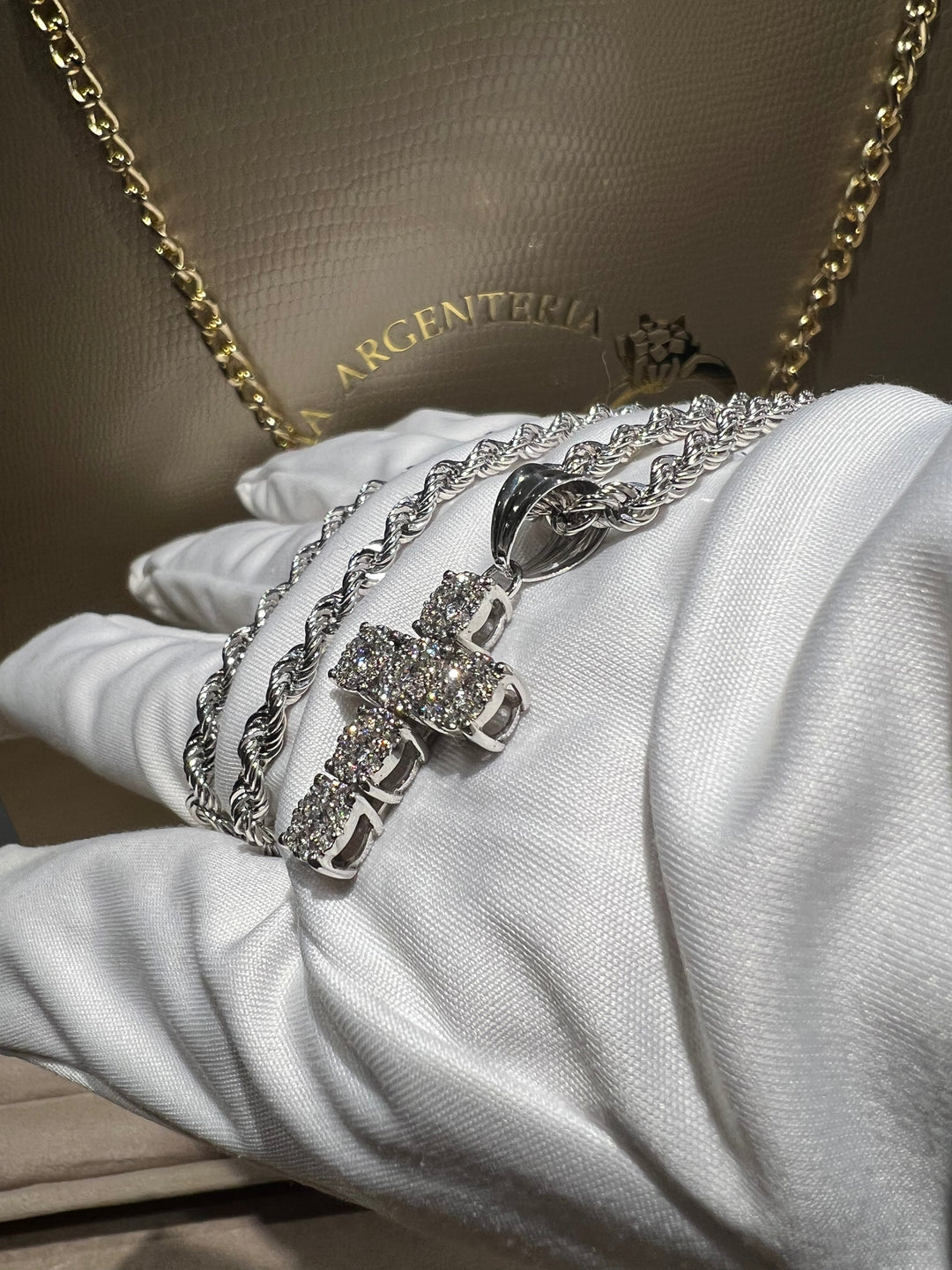Collana croce big magik e fune big