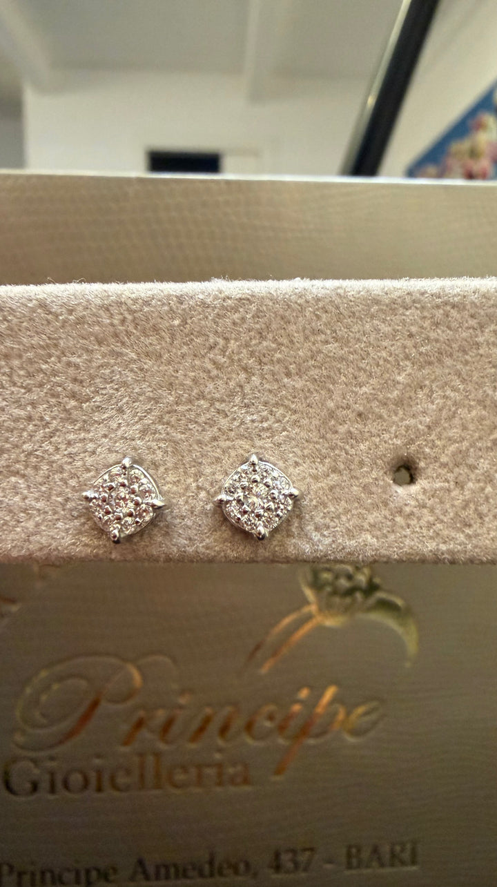 Orecchini argento luce